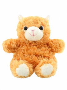 Knuffel lama alpaca met tarwezakje