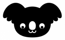 Strijkapplicatie Koala