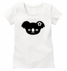 Shirt met koala strijkapplicatie