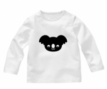 Shirt met koala strijkapplicatie