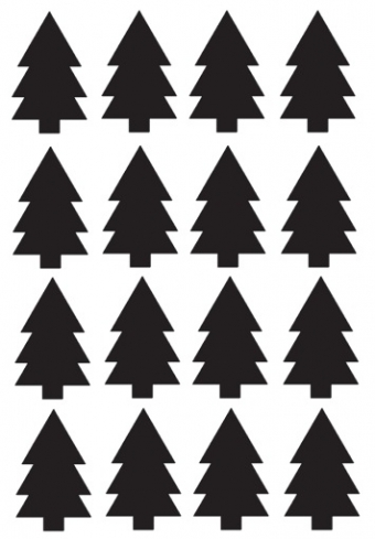 kerstboom stickers