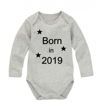 Strijkapplicatie Born in 2019 sterren