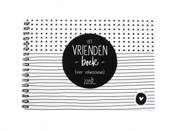 Vriendenboek voor volwassen zoedt