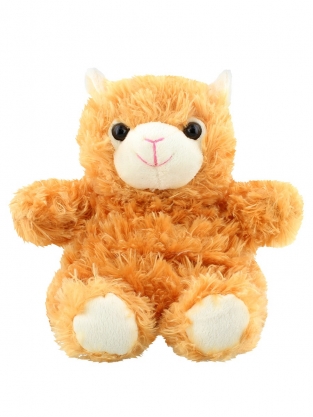 Knuffel lama alpaca met tarwezakje