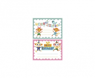 Set kleine kaartjes Petit Monkey