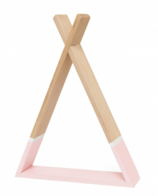 Tipi wandkastje roze petit monkey